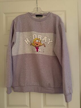 Cakeworthy Lizzie McGuire Heathered Crewneck (L)